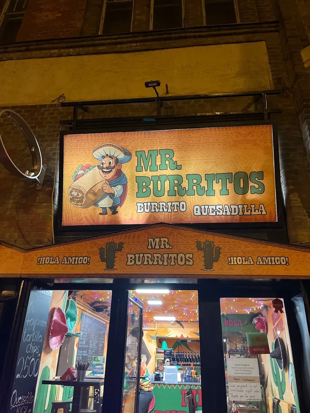 Mr. Burritos