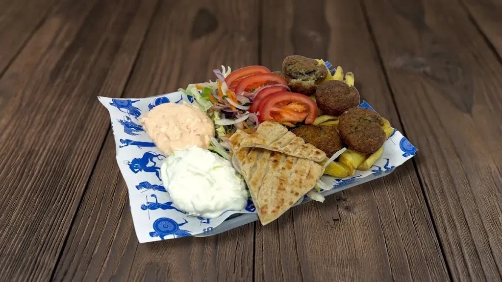 Gyros & chips Greek food