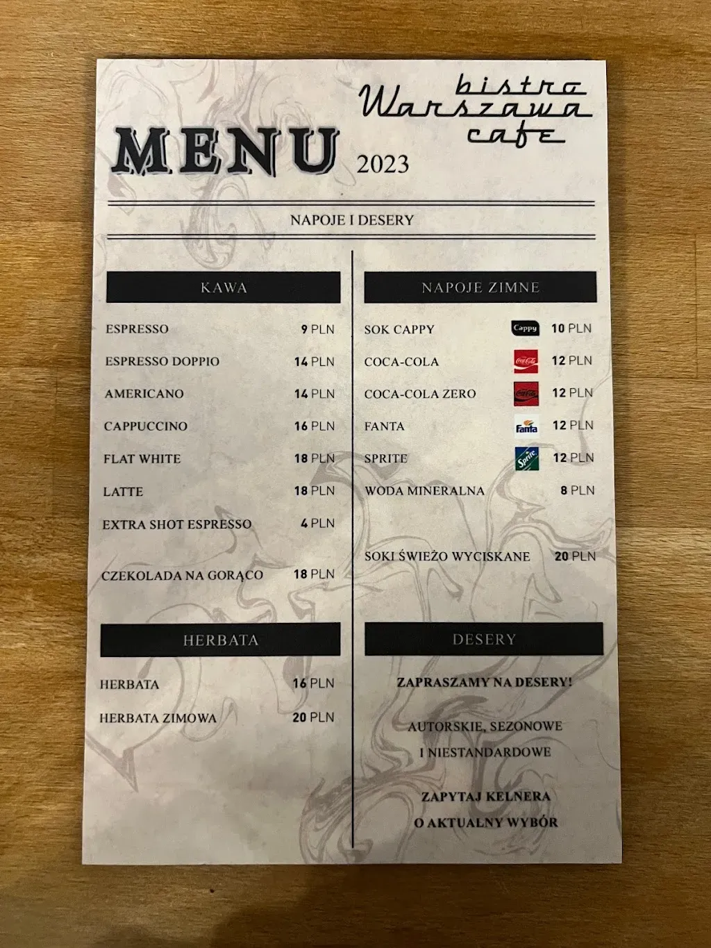 Bistro Warszawa Cafe