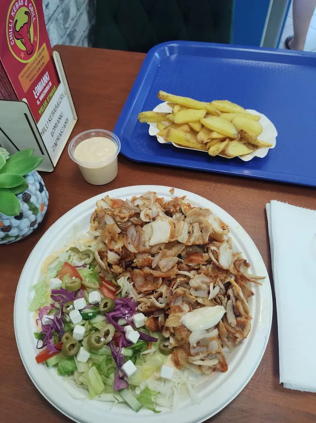 Chilli kebab and grill