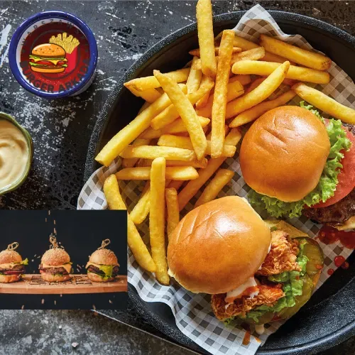 Burgery pod mostem