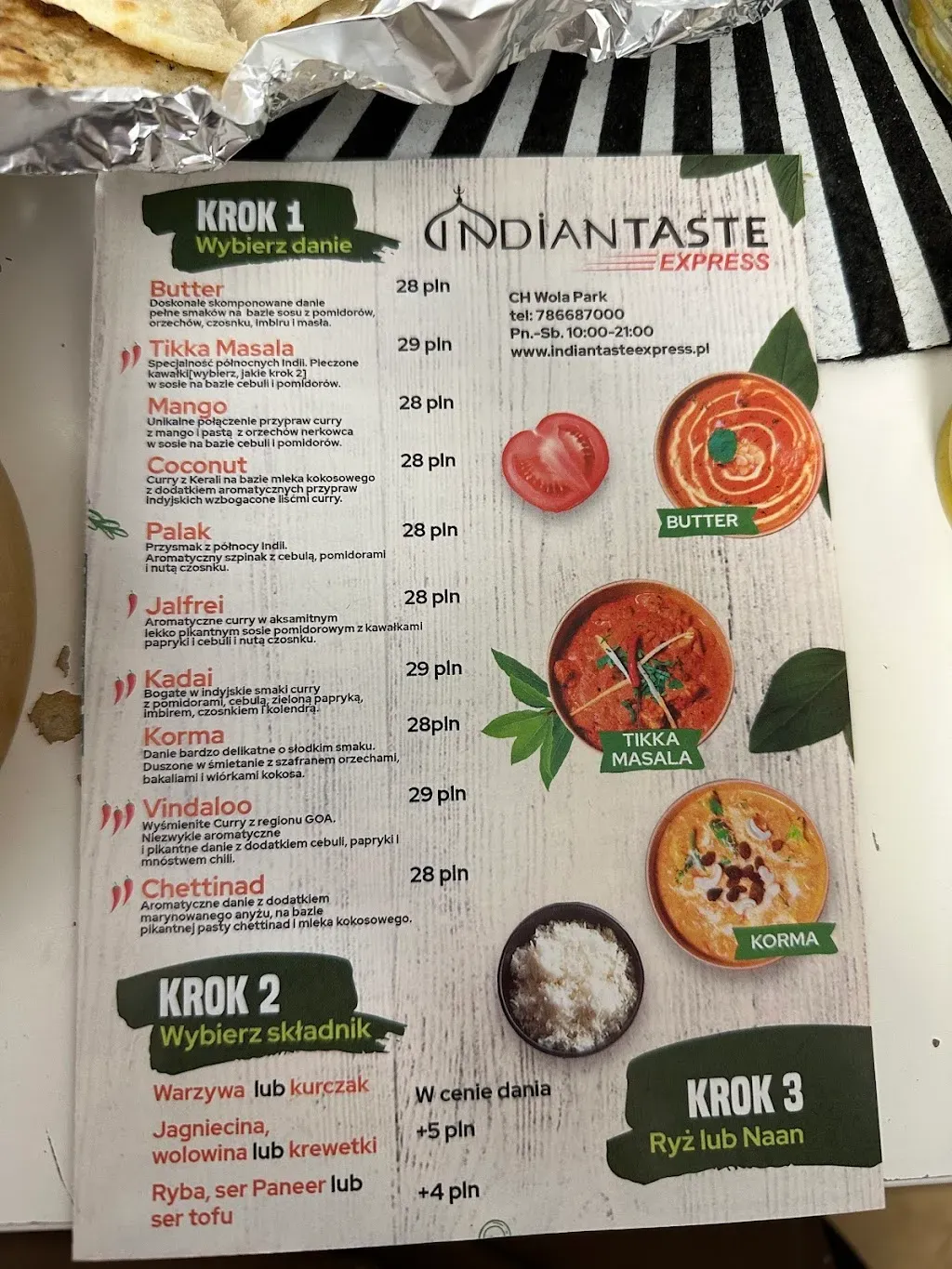 IndianTaste Express CH WolaPark