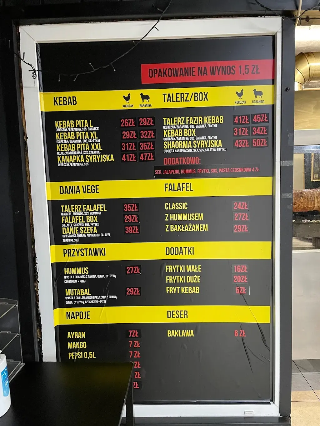 Fazir kebab falafel