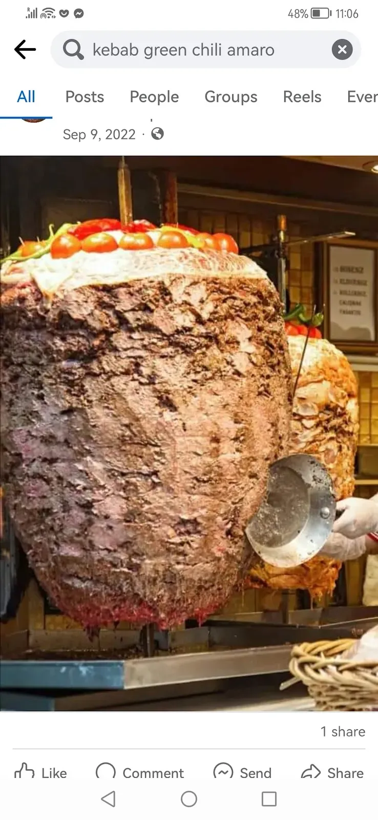 Kebab Green Chili