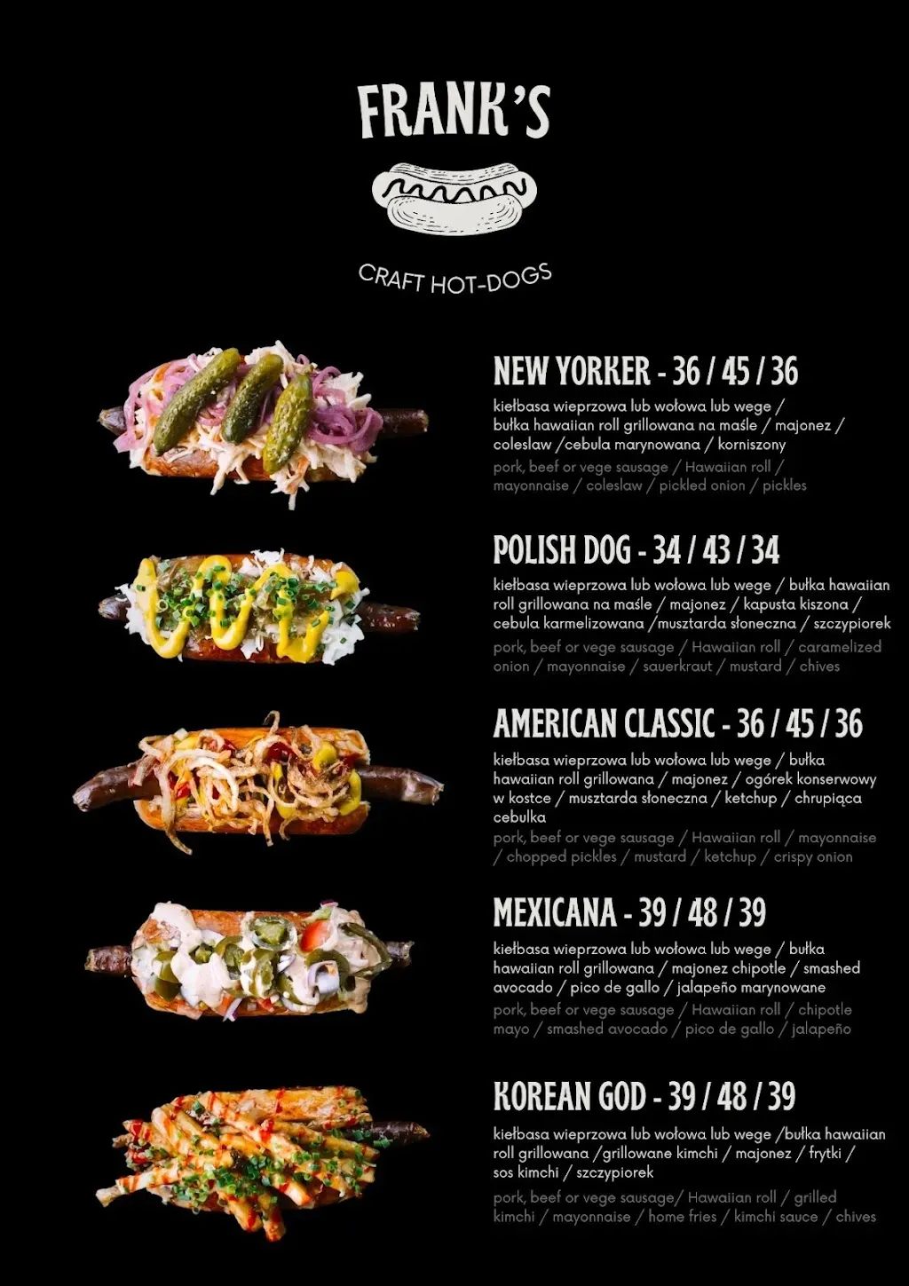 FRANK'S craft hot-dogs Żoliborz