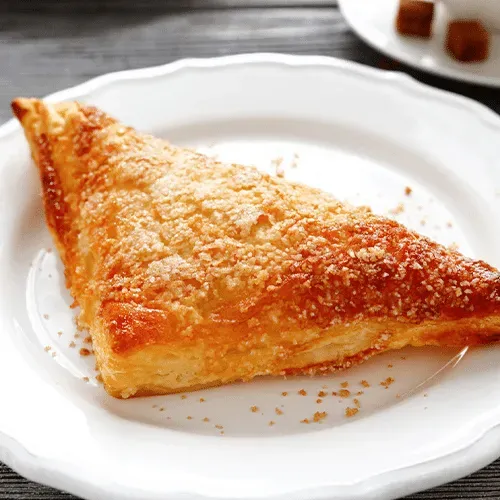 Puff pastry with apple