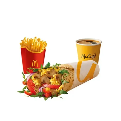 McZestaw Śniadaniowy McWrap® z Jajecznicą i Pieczarkami