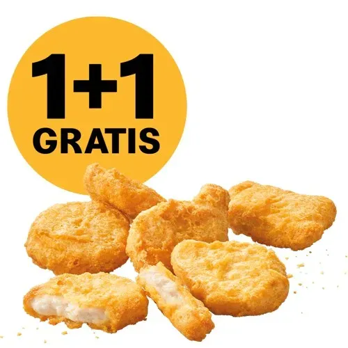 6 McNuggets® + 6 McNuggets® GRATIS