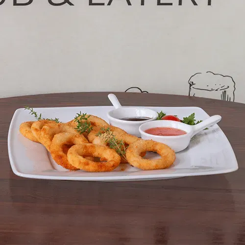 Crispy onion rings