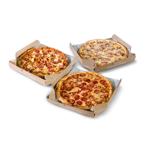 Trio Deal - 3x średnia pizza 31,98 zł/szt.