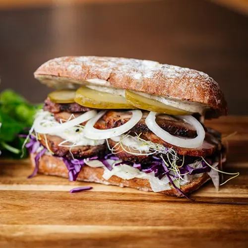 Chef's sandwich - roasted meat