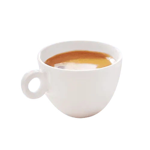 Americano with milk