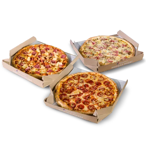 Trio Deal - 3x duża pizza 36,98 zł/szt.