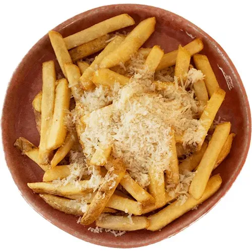 Fries with parmesan cheese