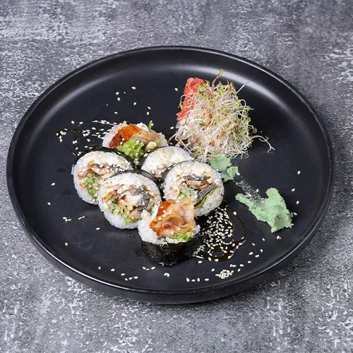 Futomaki baked with eel