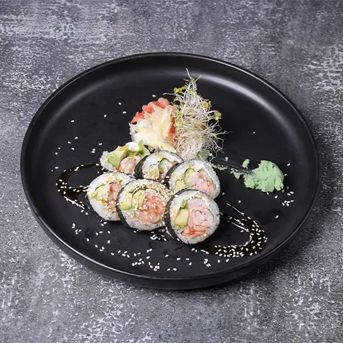 Futomaki baked with prawn