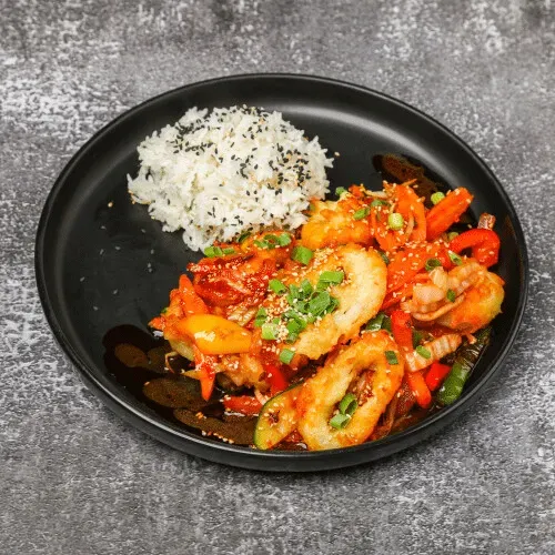 Spicy squid