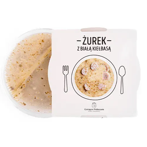 Żurek with white sausage