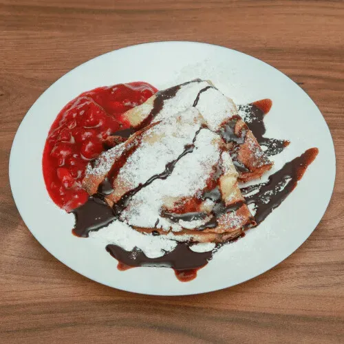 Crepes with chocolate and cherry 2 pcs