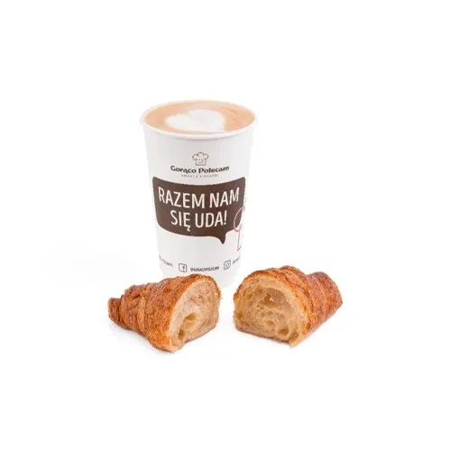 Croissant + kawa
