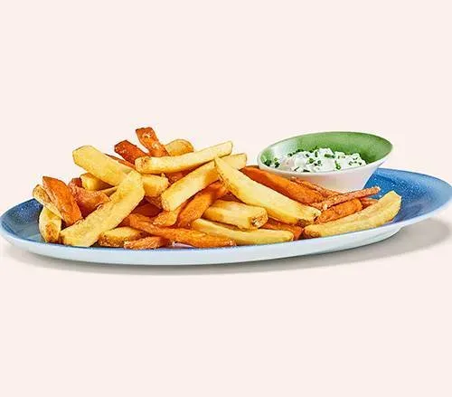 Grosse Portion gemischte Fritten