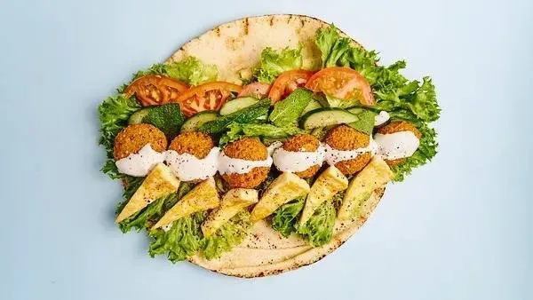 22. Falafel mit Halloumi