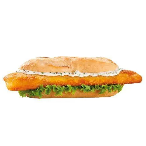 Küstenbackfisch-Baguette