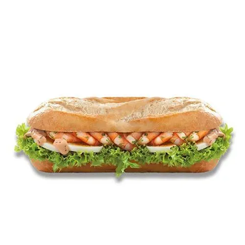Garnelen-Ei-Baguette
