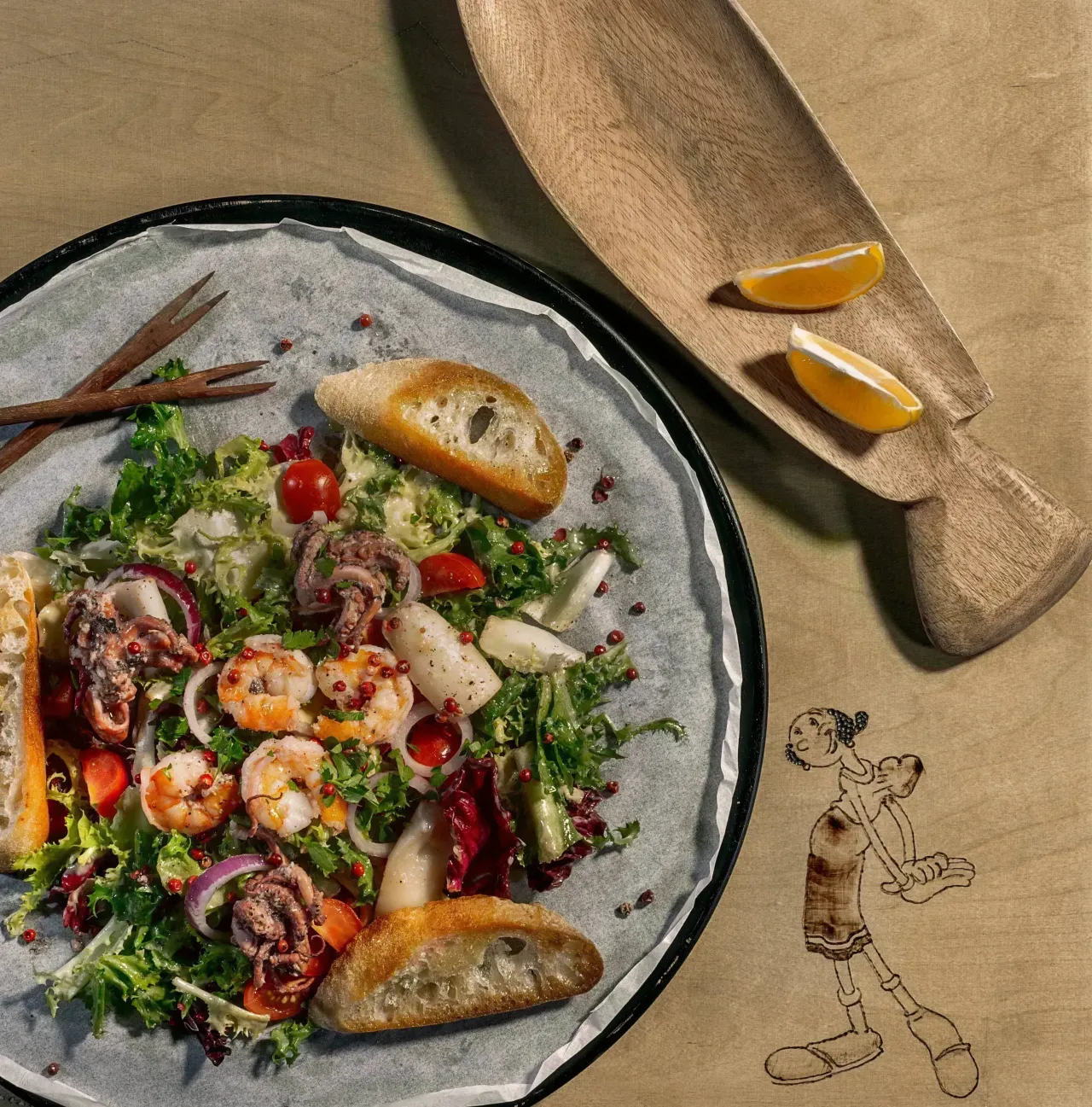 Sea food salad