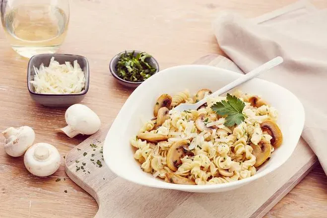 Crema di Funghi z Makaronem Campanelle