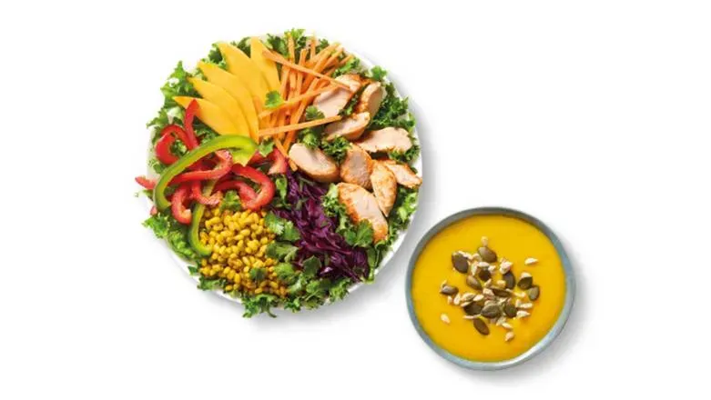 Sałatka Mango Kurczak + Zupa