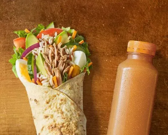 Wrap Tuńczyk Awokado + Sok