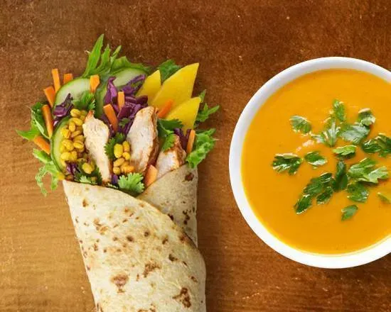 Wrap Tajski + Zupa