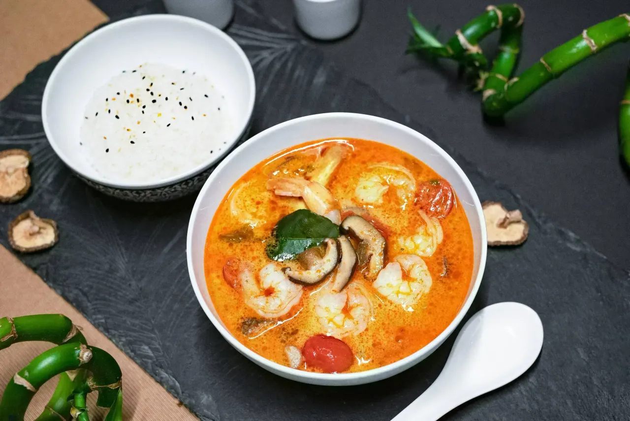 Tom Yum z krewetkami