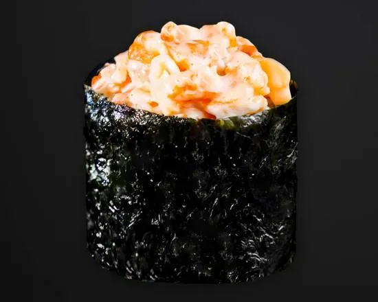 Gunkan-maki z Krewetką, Majonezem, Tobiko