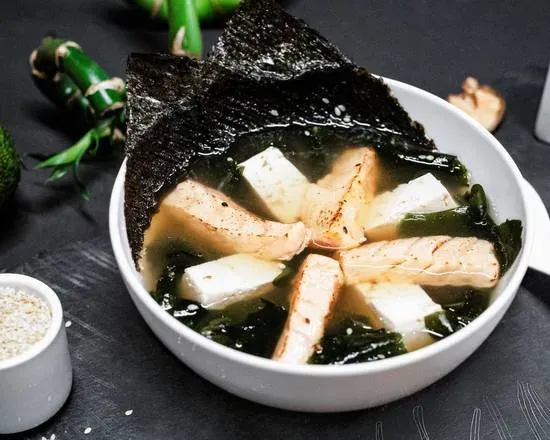 Miso Shiru z Łososiem