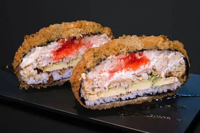 Sushi Burger z Krewetką