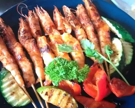 Krewetki Królewskie z Grilla-TÔM NƯỚNG