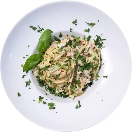 Makaron Salmone e Zucchine
