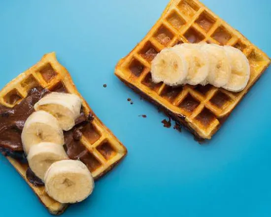 Gofry z Nutellą i Bananem