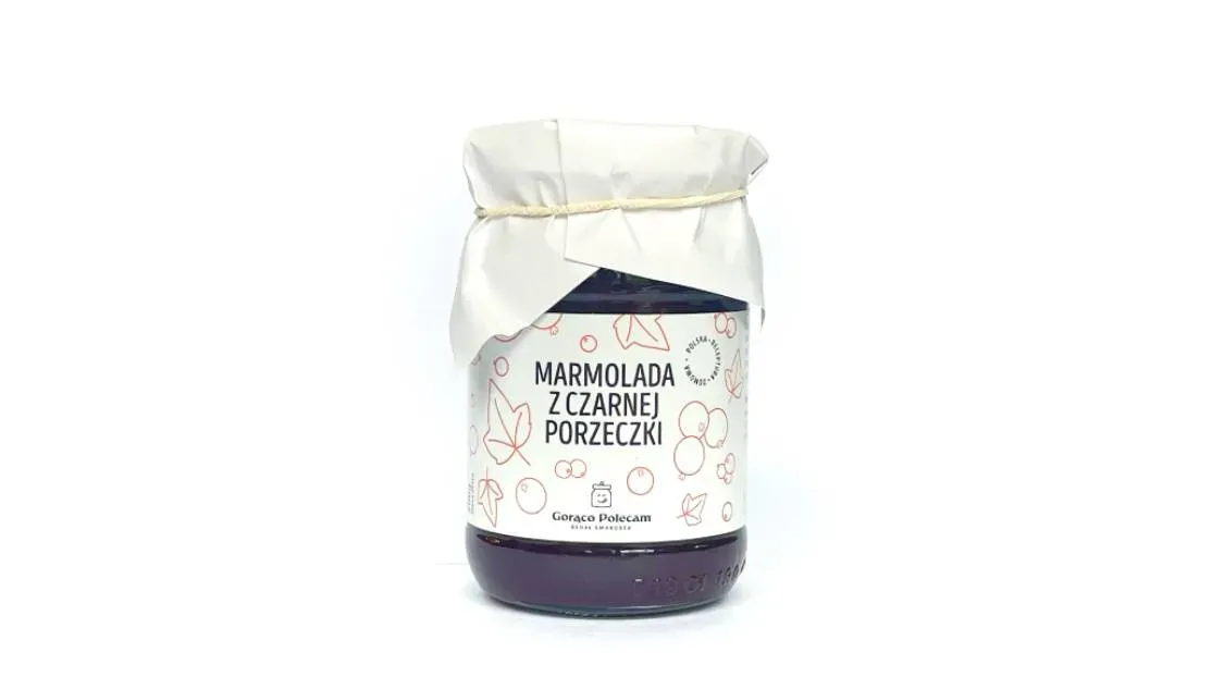 Marmolada z czarnej porzeczki