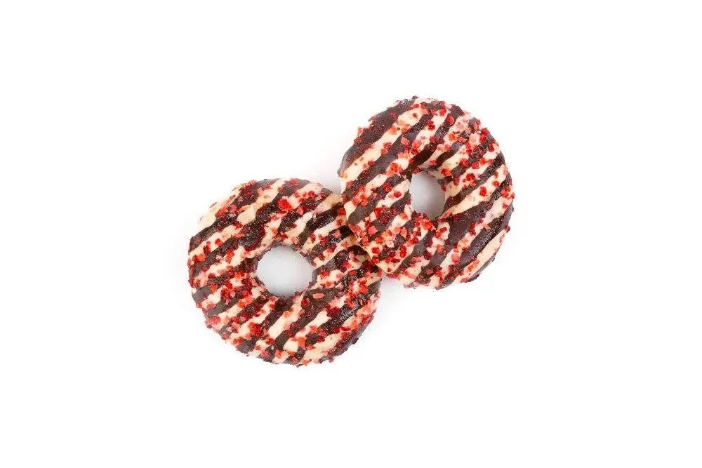 Donut z nadzieniem truskawkowym