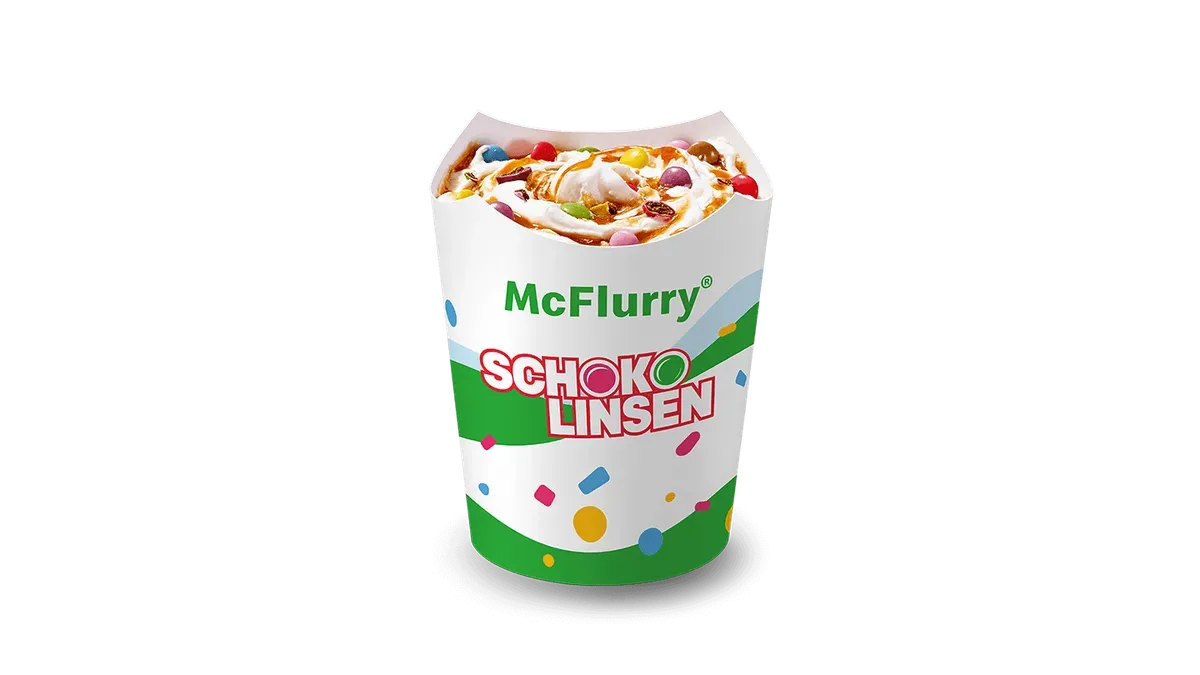 McFlurry® Original Schokolinsen Karamell-Sauce