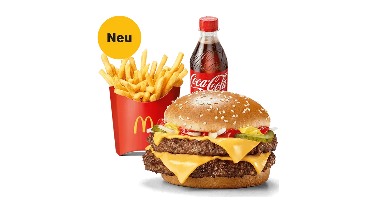 Double Hamburger Royal Cheese McMenü®