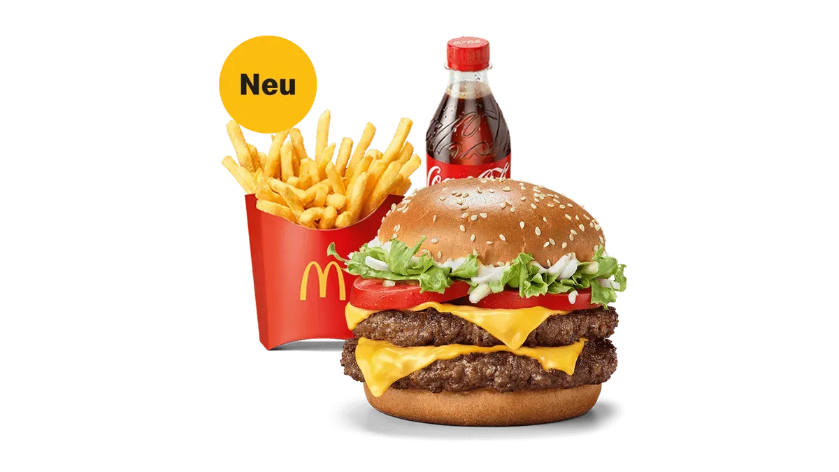 Double Hamburger Royal TS McMenü®