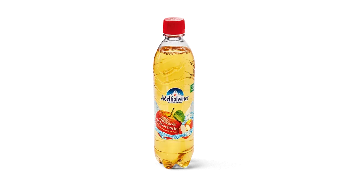 Adelholzener Apfelschorle 0,5l EINWEG