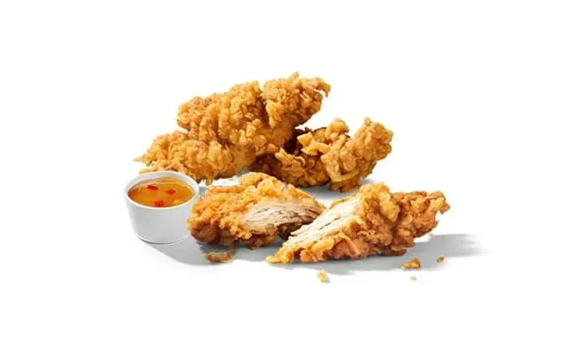 3 Crispys mit 1 Dip