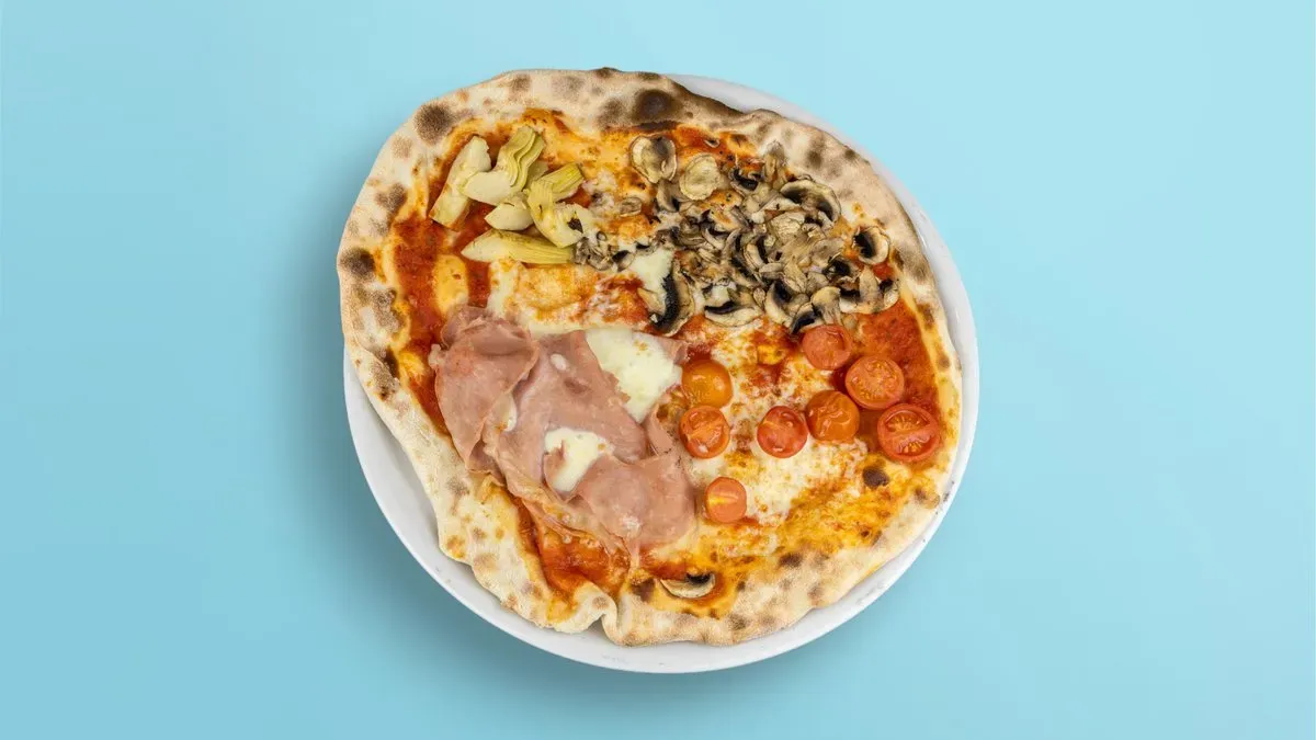 90. Pizza Quattro Stagioni