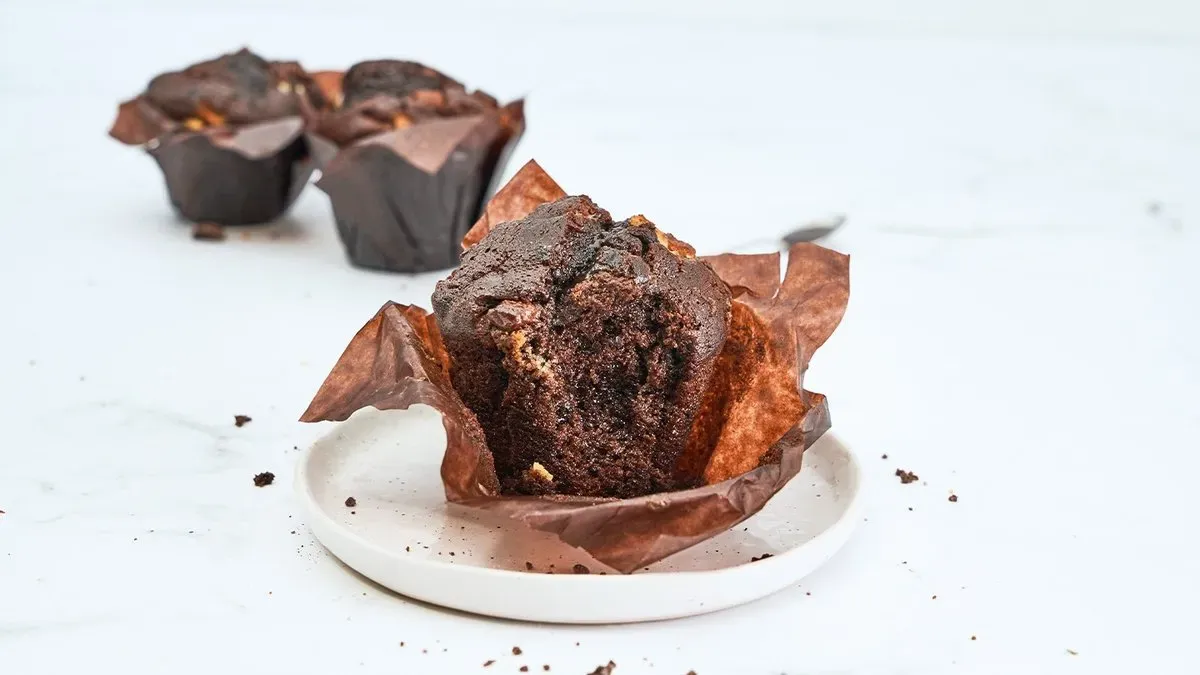 Triple Chocolate Muffin