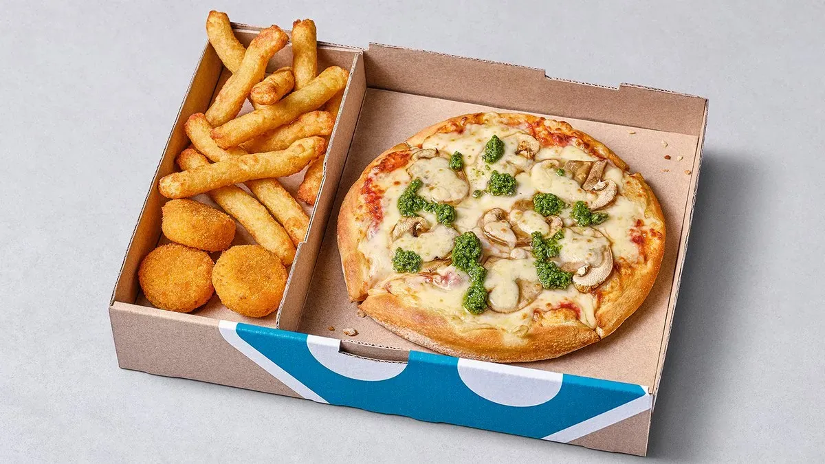 Die Domino’s Box Pizza Funghi + 2 Optionen